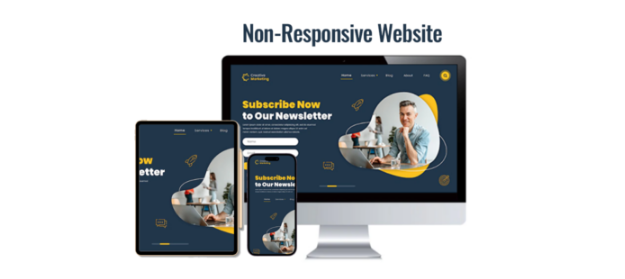 Non responsive website